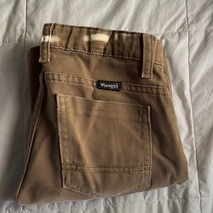 Dark Tan Wrangler Boys Kids Jeans 👖 🤎